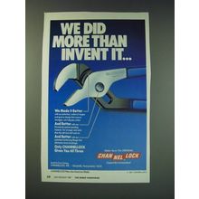 1987 ChannelLock Pliers Ad - We did more than invent itÉ