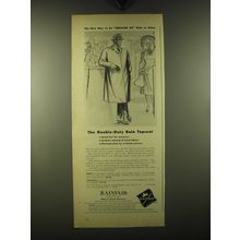 1947 Rainfair Regent Rain Topcoat Ad - The new way to be dressed up