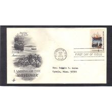 FDC Art Craft 1420 6c Pilgrim's (Cachet-Typed/A) CV40836