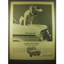 1966 Vauxhall Viva Car Ad - A man's best friends (One barks, one purrs)