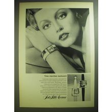 1974 Saks Fifth Avenue Watches Ad - Time Marches backward