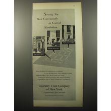 1950 Guaranty Trust Company of New York Advertisement - Serving you conveniently