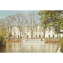 Zoo Waterbus at Paddington Basin London Gipsy Boat Cruisers Postcard
