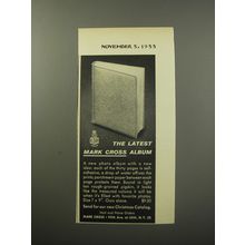 1955 Mark Cross Photo Album Advertisement