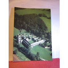 FOUNTAINS ABBEY, RIPON, Yorkshire . used postcard by National Trust 1988 pm #