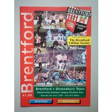BRENTFORD v SHREWSBURY TOWN Div2 05/04/1997