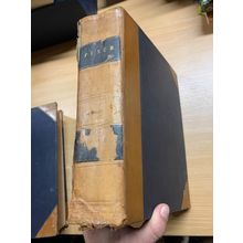 1904 PUNCH MAGAZINE BOUND VOLUMES HEAVY 2.9kg LEATHER ANTIQUE BOOK (P14)