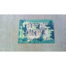 Goodrich Castle, Hereford & Worcester (arial view) Postcard (1969)