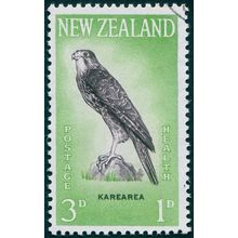 New Zealand 1961 3d + 1d deep sepia & yellow-green Health SG807 CTO