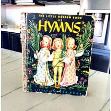 Old Vintage Original Little Golden Book Of Hymns (H) Eighth Edition 1947