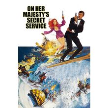 On Her Majesty_s Secret Service3 Poster Canvas Movie Film Print A0 A1 A2 A3 A4 A