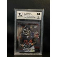 Jordan Howard [Silver] #61 | 2017 Sage Hit Premier Draft Graded 10 Beckett Tradi