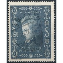 Birth Bicentenary Mozart - Austria 1956 - FH - MiNr 1024