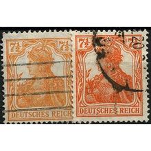 1916 Michel 99a+99b - #2 fine used (o)