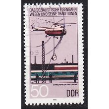GERMANY DDR [1985] MiNr 2970 ( OO/used ) Flugzeug