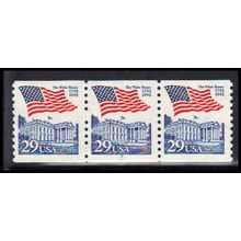2609 29c U.S. Flag Over White House Fine MNH PNC 3/3 PA3222