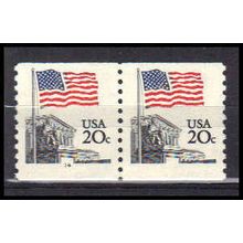 1895a 20c U.S. Flag Very Fine MNH SG CNP Left 14 PA0267