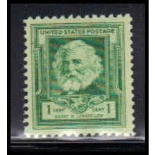 864 1c Henry Longfellow Fine MNH KA2516