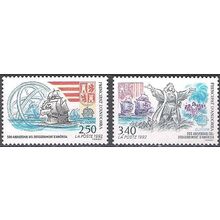 Andorre Français 1992 Michel 437 - 438 Neuf ** Cote (2008) 18.00 € Europa CEPT