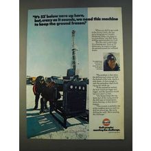 1979 Gulf Oil Ad - 52 Below Zero Up Here