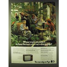 1979 Pye Television Ad - Whose Idea To Have in Garden