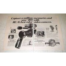 1981 RCA CC010 Video Camera Ad - Million Memories