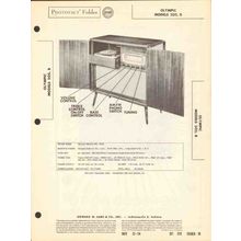 OLYMPIC model 505 505B AM FM radio phonograph Sams Photofact manual