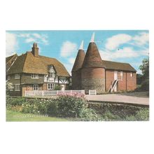 KENTISH OAST HOUSES.. unused vintage postcard. c.1980s J. Salmon =