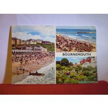 BOURNEMOUTH multiview used postcard 1976 postmark John Hinde #