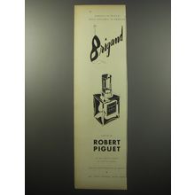 1955 Robert Piguet Brigand Perfume Ad - Famous in France now available