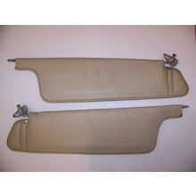 1969 CHRYSLER NEWPORT SUNVISORS OEM OFF WHITE NEW YORKER