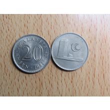 Malaysia 1982 20 Sen Coin