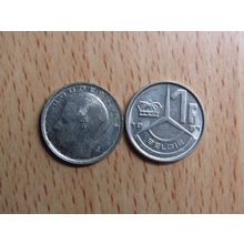 Belgium 1990 1 Frank Belgie (Dutch - Flemish Text) Coin