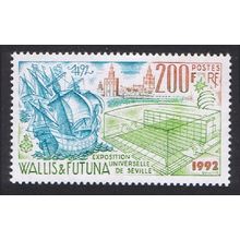 Wallis and Futuna Ship Columbus World Expo '92 Seville 1992 MNH SG#598 Sc#425