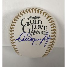 Dale Murphy Signed Autographed Gold Glove Major League (OML) Baseball : JSA COA