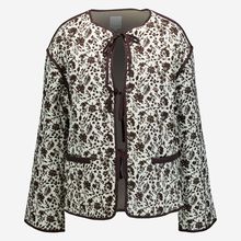 ELLE Frida Brown Floral Quilted Jacket BNWT(RARE & COLLECTABLE)