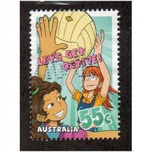 AUS 2009 55c 'LETS GET ACTIVE' FINE USED (EBID29-082)