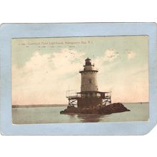 Rhode Island Narragansett Bay Lighthouse Postcard Conimicut Point Lighthou~903