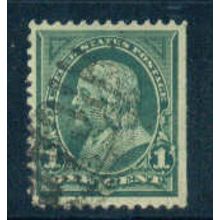Used 279 1c Benjamin Franklin Very Fine A05410