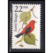 2306 22c Scarlet Tanager Fine MNH MA2838 (2)