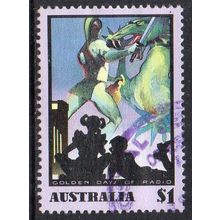 Australia 1991 Golden Days of Radio - The Argonaut's Club for Children $1 Used