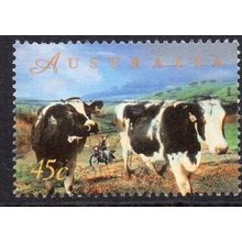 Australia 1998 Farming - Dairy 45c Sheet Used