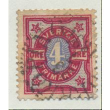 Sweden Stamp Scott #55, Used
