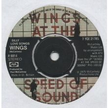 Wings - Silly love songs / Cook of the house 1976 7" single vinyl record R6014