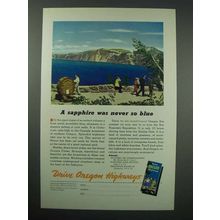 1939 Oregon Tourism Ad - Crater Lake