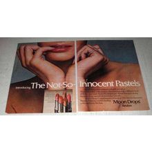 1975 Revlon Moon Drops Luminesque LipFrost Lipstick Ad