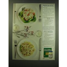 1987 Creamettes Macaroni and Kraft Miracle Whip light Mayonaisse Ad