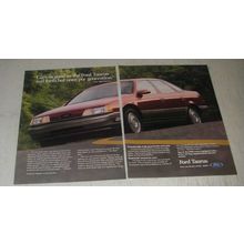 1990 Ford Taurus Car Ad - Cars as good as the Ford Taurus roll forth but once