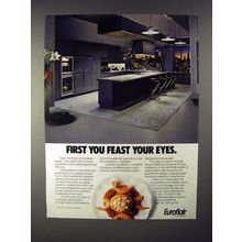 1990 Frigidair Euroflair Appliances Ad - Feast Eyes