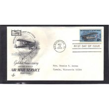 FDC Art Craft C74 10c Air Mail Service (Cachet-Typed/A) CV39433